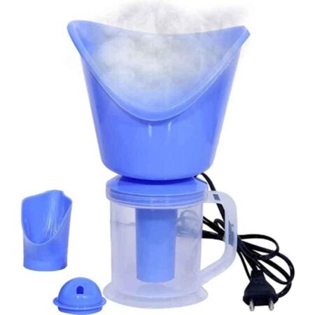 Clear & Sure 3 in 1 Plastic Blue Cough Steamer Machine for Adults & Kids