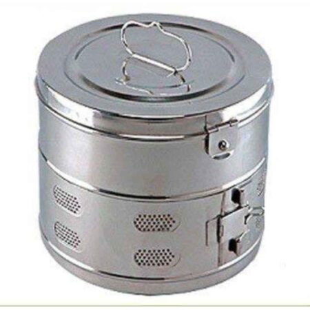 Smart Care 11x9 inch Stainless Steel Seamless Dressing Drum