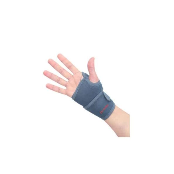 Dr Ortho Nylon & Cotton Grey Wrist Brace with Thumb