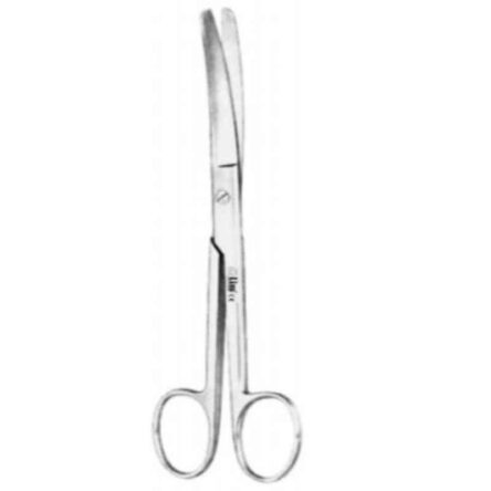 Alis 18cm/ 7 inch Standard Curved Blunt+Blunt