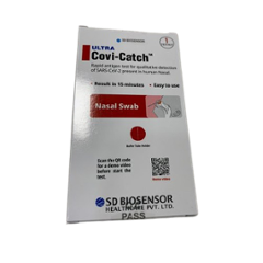 SD Biosensor Ultra Covi-Catch Rapid Antigen Covid-19 Test Kit for Home Use