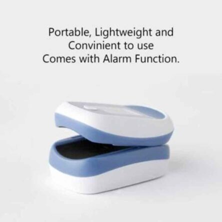 Olex White & Blue Fingertip Pulse Oximeter