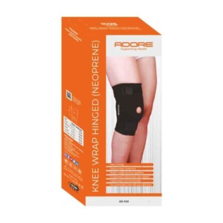 Adore Neoprene Black Hinged Knee Wrap