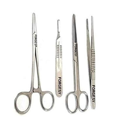 Forgesy 4 Pc Stainless Steel Surgical Instrument Set