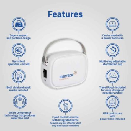 Medtech Travelite TL-01 Compact Travel Nebulizer