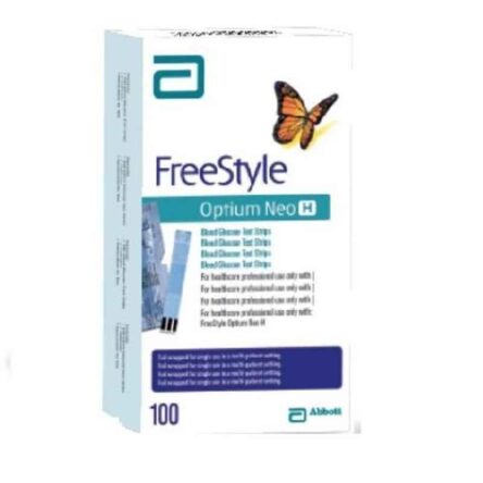 Abbott Freestyle Optium NEOH 100 Glucometer Test Strips