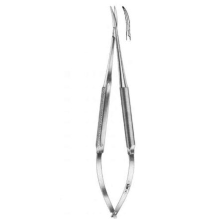 Alis 23cm/9 inch Micro Dissecting Scissors Blunt Pointed Curved