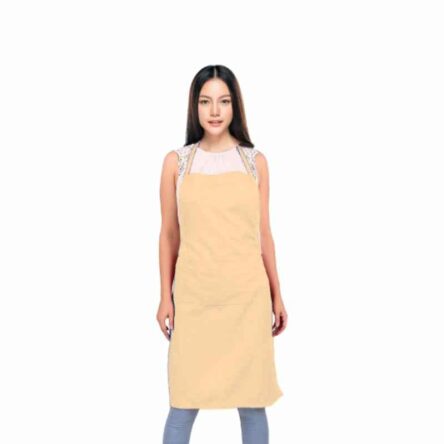 Fidelis Healthcare Nylon & Cotton Cream Apron