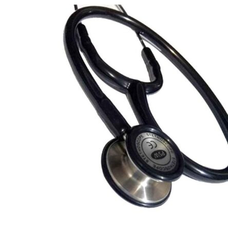 PSW Stainless Steel Black Dual Sided Stethoscope Chestpiece