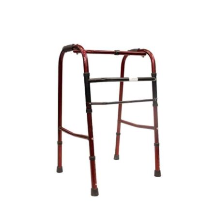 Rehamo Eon Walkie 100kg Alloy Steel Red Foldable Walker Stand