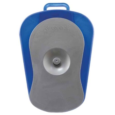 Carent Polypropylene Blue Premier Bed Pan With Cap