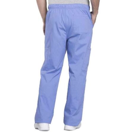 Superb Uniforms Polyester & Viscose Sky Blue Scrub Pant for Men