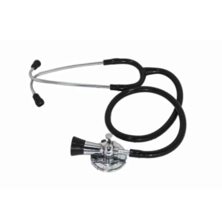 H Das Black Bell Type Stethoscope with Fetoscope for Child