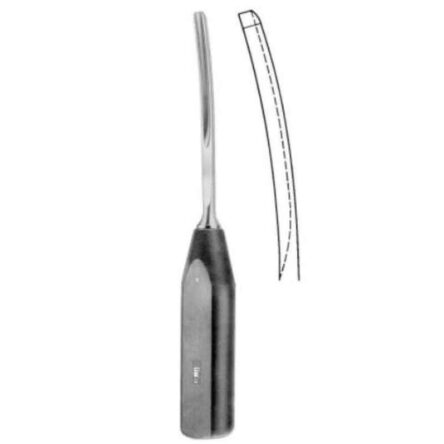 Alis 25cm/10 inch Spongiosa Gouge Curved with Fiber Handle 15mm