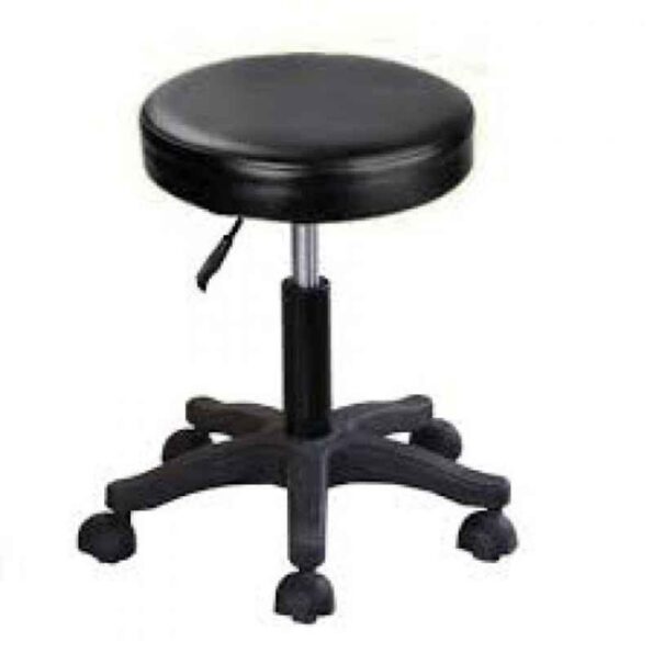 Wellsure Healthcare Stainless Steel Lab Technician Stool with PU Base
