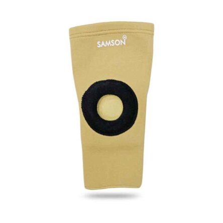 Samson NE-0607 Beige Open Patella Gel Pad Single Knee Cap