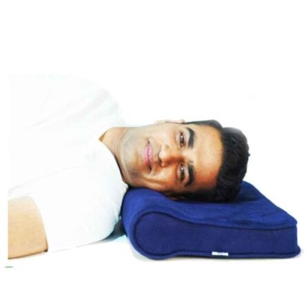 P+caRe Royal Blue Cervical Pillow
