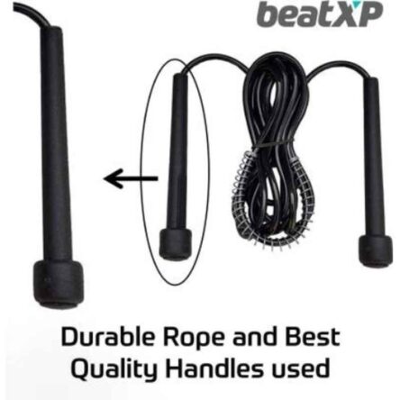 Pristyn Care beatXP 10cm Adjustable Ball Bearing Freestyle Skipping Rope