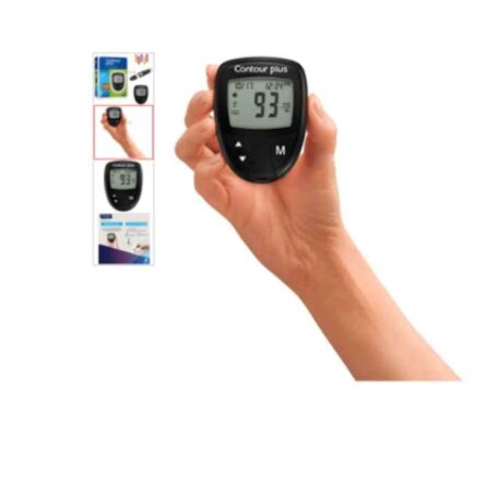 Contour Plus Blood Glucose Monitoring System Set with 10 Pcs Blood Glucose Test Strip