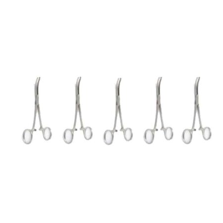 Forgesy 8 inch Stainless Steel Curved Hemostat Forceps