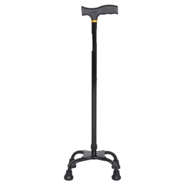 Mediva Aluminium Black Cane with Broad Base