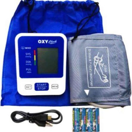 Olex Oxy Check White Digital USB Blood Pressure Monitor with Carry Bag
