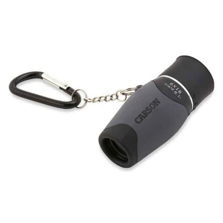 Carson MiniMight 18mm 6X Pocket Monocular with Carabiner Clip