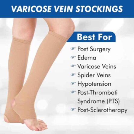 Fidelis Healthcare Elastic Brown Varicose Vein Support