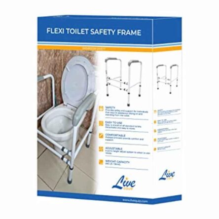 Divine Medicare Flexi 190kg Stainless Steel Toilet Safety Frame