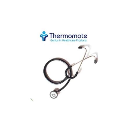 Thermomate Dual Diaphragm Chest Piece 2 Way Tube Stethoscope for Doctors