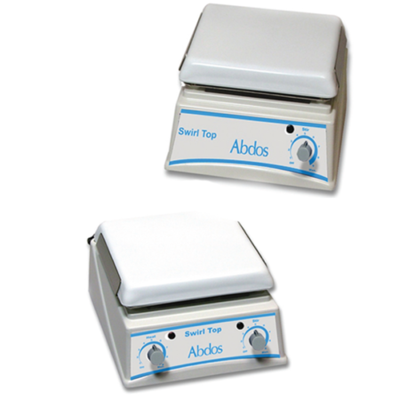 Abdos 19x19cm Swirltop Magnetic Stirrer & Hot with Support Loads