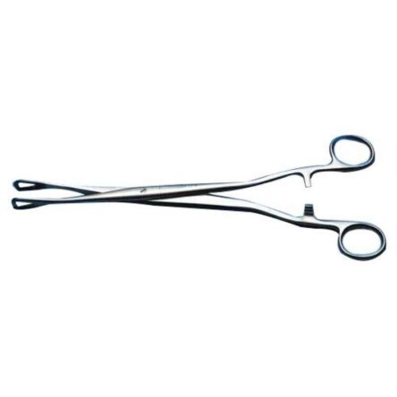 CR Exim 50-75g Polished Finish Stainless Steel Ovum Forcep for Hospital & Clinics