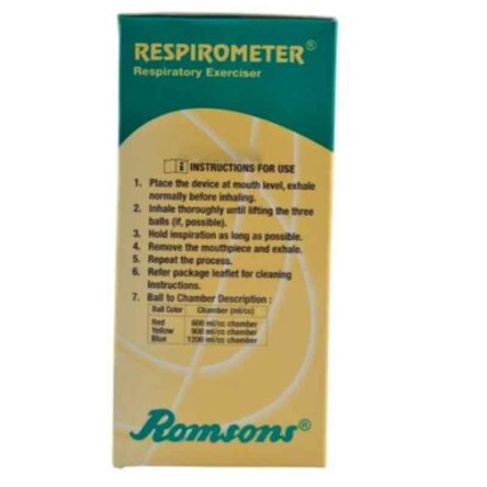 Romsons 3 Ball Respirometer Respiratory Exerciser