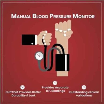 Divine Medicare Indian Aneroid Sphygmomanometer Blood Pressure Monitor