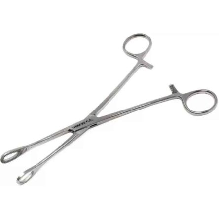 Desco 7 inch Stainless Steel Sponge Holding Forceps