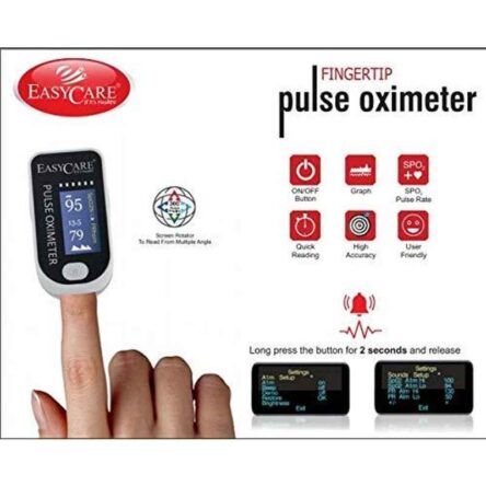 Easycare Spo2 With Oled Digital Display Finger Tip Pulse Oximeter