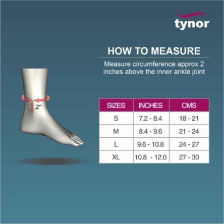 Tynor Small Urbane Ankle Binder