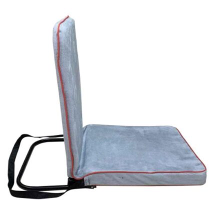 Kawachi Grey Folding Relaxing Buddha Yoga Meditation Chair for Back Support & Reading