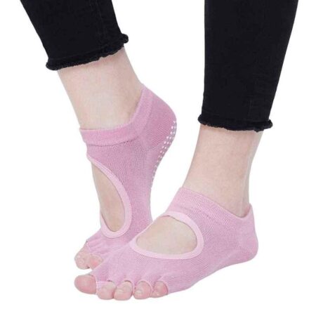 Strauss Medium Pink Yoga Socks