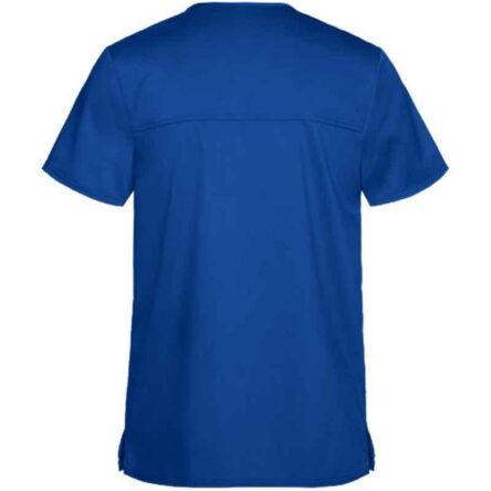 Superb Uniforms Polyester & Viscose Royal Blue Half Sleeves Medical Scrub