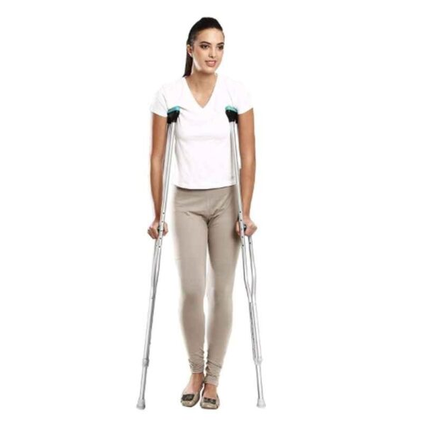 Fast Life Adjustable Ultra light Underarm Crutch Axillary Walking Stick