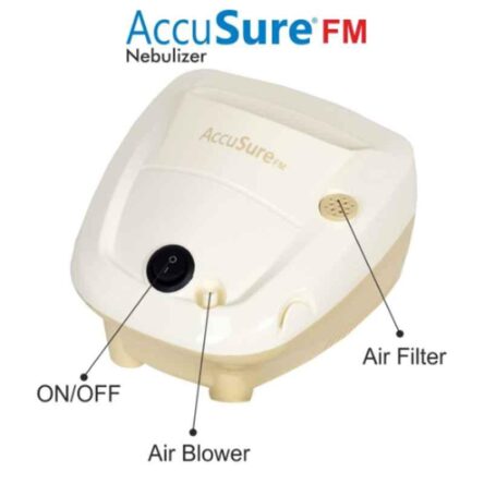 AccuSure FM Compressor Nebulizer Machine with Mouth Piece