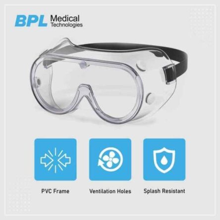 BPL Transparent Plastic Protective Goggles