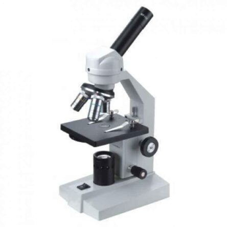 Magnus HM-100 Mag Master Monocular Student Microscope with LED Light Illumination & Battery Backup