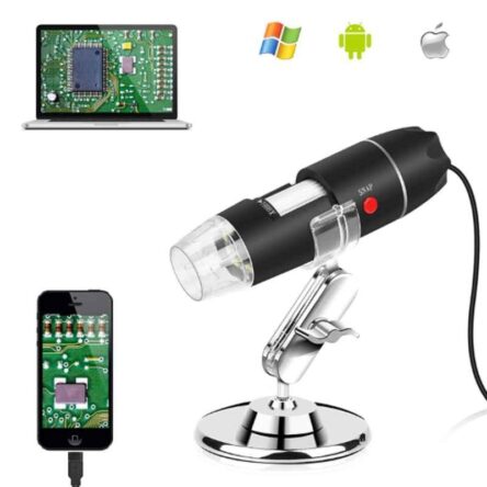 Microware 40-1000X 3 in 1 USB 8 LED Magnification Endoscope Camera