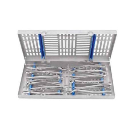 GDC 12 Pcs Extraction Forceps with Cassette Instruments Kit