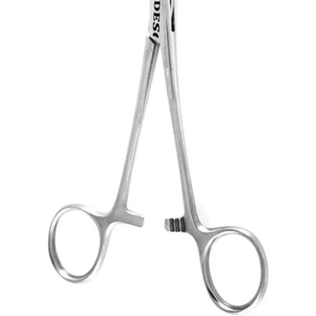 Desco 6 inch Stainless Steel Kocher Artery Straight Tissue Forceps