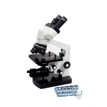 Gemko Labwell Binocular Microscope with Inbuilt Batteries