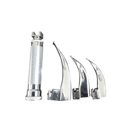 Divine Medicare Laryngoscope Stainless Steel Set with Handle