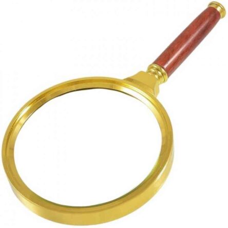 Stealodeal 80mm Gold Magnifying Glass